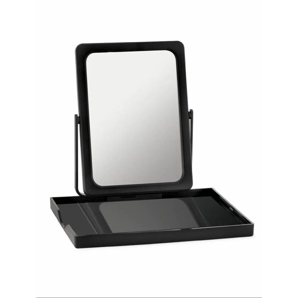 Mary Kay Travel Mirror Folding Flip Makeup + Mesh Storage Bag NEW